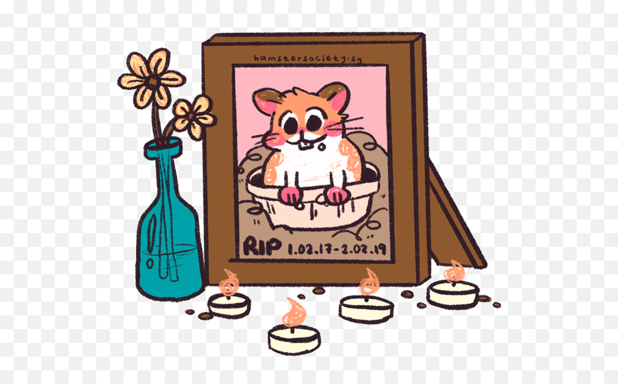 Pet Cremation U2014 Hamster Society Singapore - Picture Frame Emoji,Animal Crossing Flowers Emotion Gif