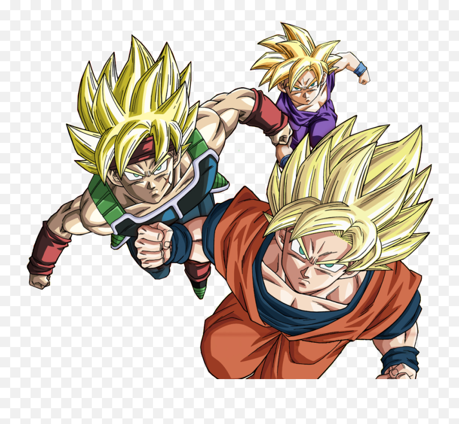 Goku Super Saiyan - Bardock Super Saiyangohan Super Saiyan Bardock Y Gohan Y Goku Emoji,Dragon Ball Touches My Emotions