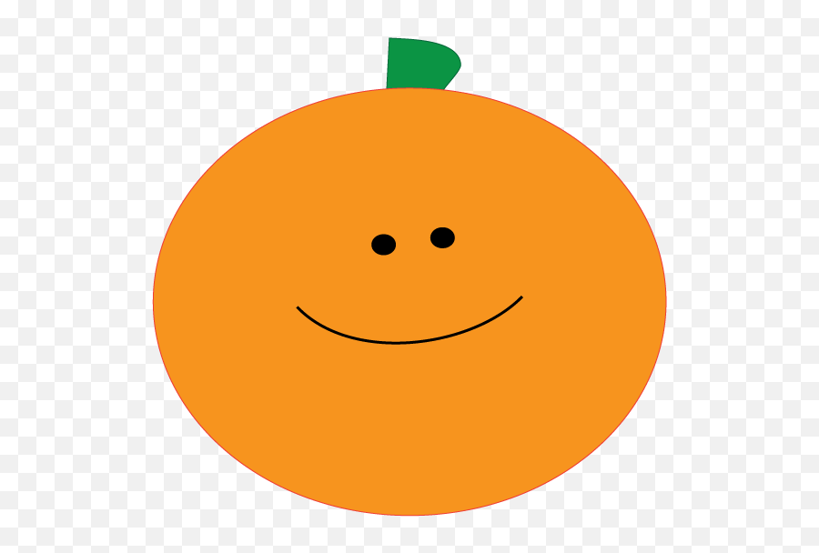 Free Pumpkin Clipart Graphics For Decorating Classrooms - Cute Oval Shape Clipart Emoji,Confetti Emoticon