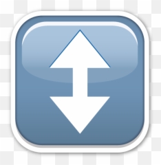 Up Down Arrow Down Arrow Emoji Arrow - Pyramid Of Khafre,Down Emoji