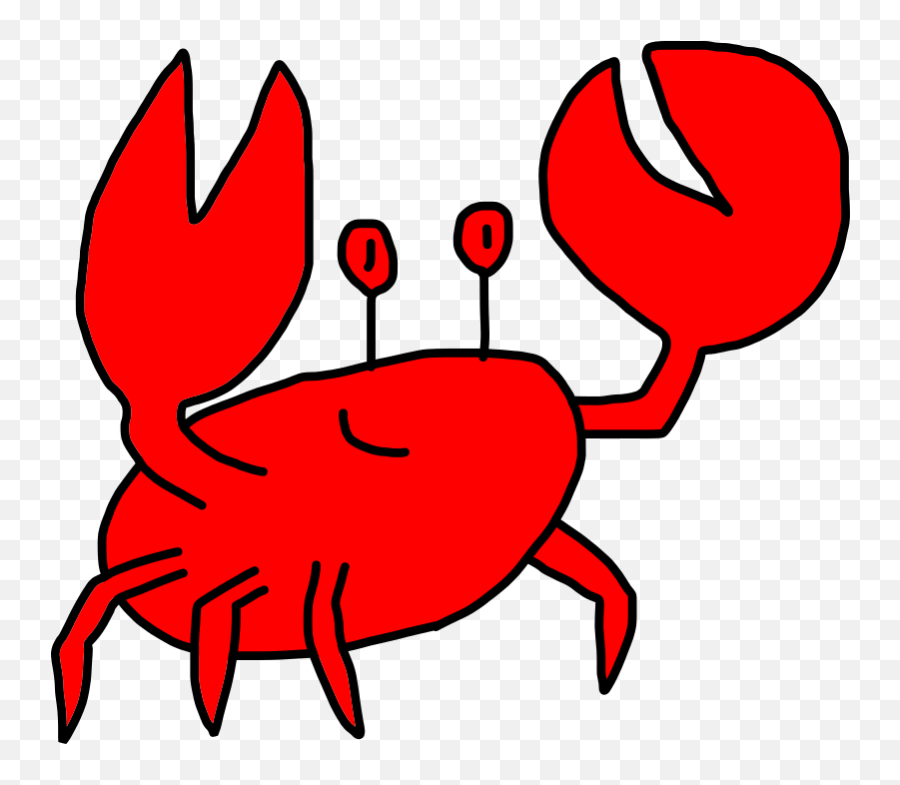 Crabs Clipart Shrimp Crabs Shrimp Transparent Free For - Friendly Crab Emoji,Shrimp Emoji