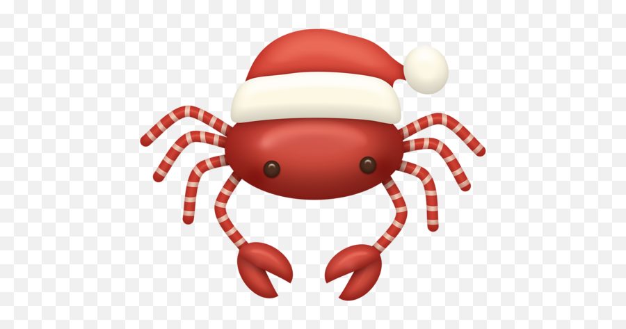Picture - Christmas Crab Png Emoji,Crab Emoji