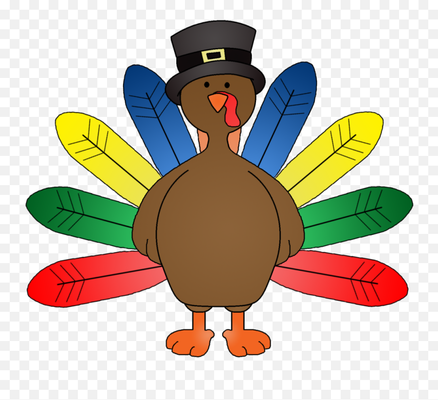 Thanksgiving Clip Art 2019 - Turkey Colorful Emoji,Vegan Thanksgiving Emoji