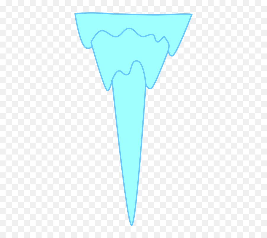 Icicle Border - Clip Art Library Cartoon Ice Spike Png Emoji,Icicle Emoji