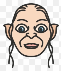 Elf Gollum Lord Of The Rings Smeagol - Gollum Icon Emoji,Lord Of The Rings Emoji
