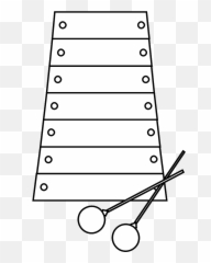 Coloring Page Template Printing Music Coloring Coloring - Dot Emoji,Xylophone Emoticon