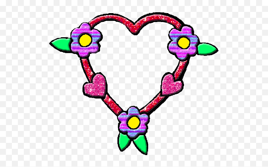 Hearts Glitter Gifs - Glitter Gif Heart Emoji,Animated Heart Emoji