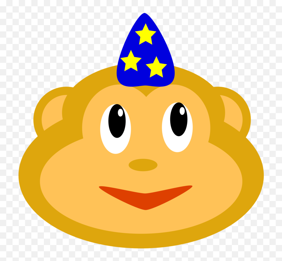 Download Monkey Simian Curious George - Happy Emoji,Curious Emoticon