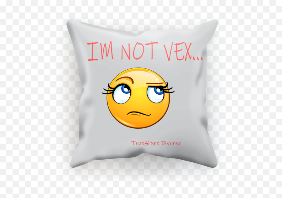 Im Not Vex Classic Adult Sweatshirt U2013 Trueallurediverse - Cushion Emoji,Wink Emoji Pillow