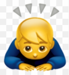 Diese - Man Bowing Emoji,Japanische Emojis