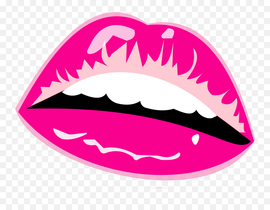 Beautiful Pink Lips Clipart Free Image Download - Cute Pink Lips Clipart Emoji,Emotion Of Parsed Lips