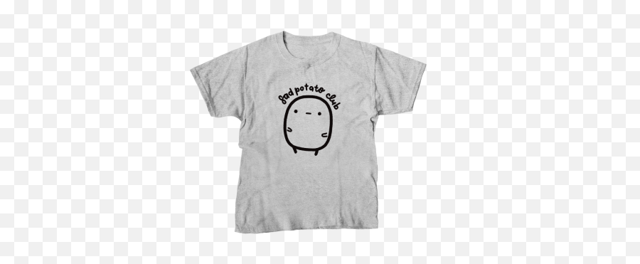 Sad Potato Club Official Merchandise Bonfire - Mask T Shirt Design For Cancer Emoji,Scruff Emoticons