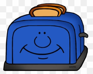Miniclipstoaster Clip Art By Phillip Martin Blue Toaster Emoji,Suitcase Emoticon