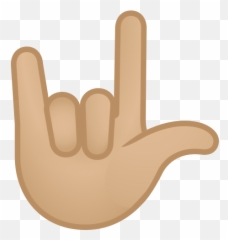 Love - You Gesture Mediumlight Skin Tone Emoji Love You Hand Emoji Svg,Change Emoji Skin Tone Android