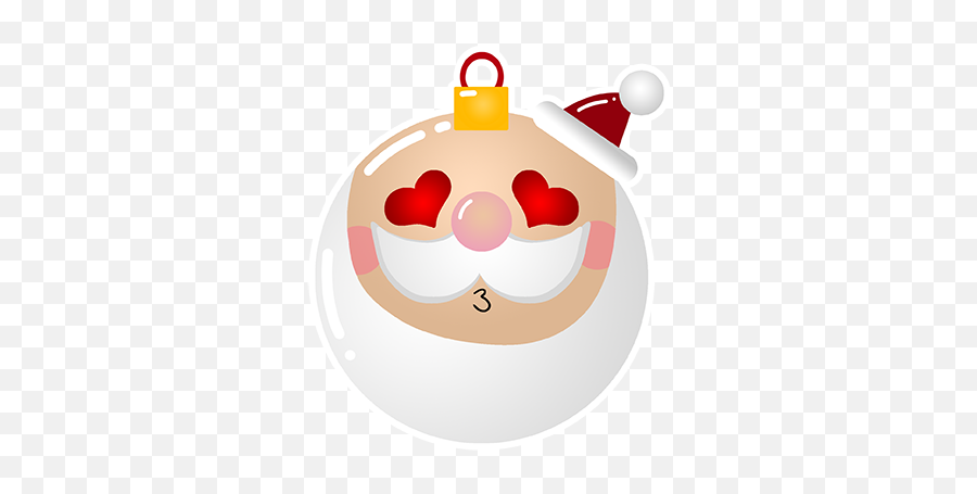 Hi Santa Claus Stickers By Luis Maldonado Emoji,Dead X Eyes Emoji