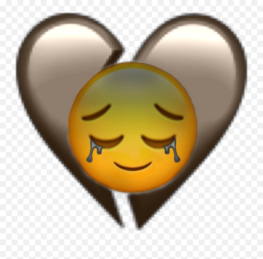 Emojis Emoji Sad Brokenheart 323215528297211 By Leyna12,Sad But Happy Emoji