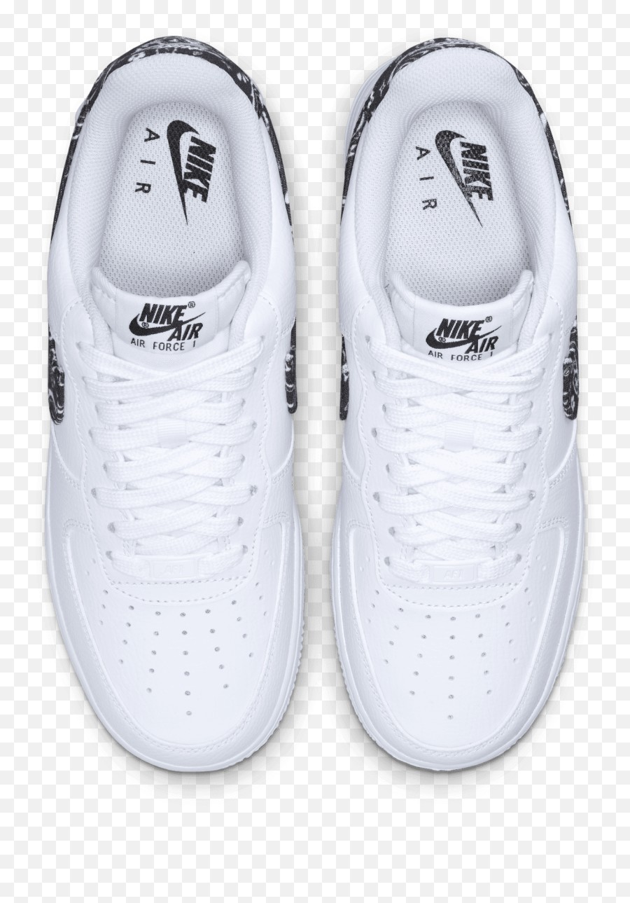 Nike Air Force 1 Low Essential White Black Paisley Wmns U2013 Amy Emoji,Tennis Shoe Emoji