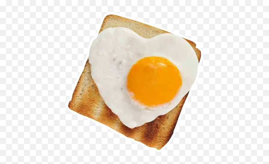 Telegram Sticker From Food Love Pack Emoji,Fried Egg Emoji