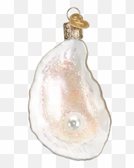 Old World Christmas Oyster Glass - Oyster Christmas Ornament Emoji,Oyster Emoji