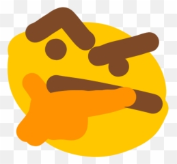 Mad Thonk Sticker By Zoinks - Dot Emoji,Thonk Emoji - Free Emoji PNG ...