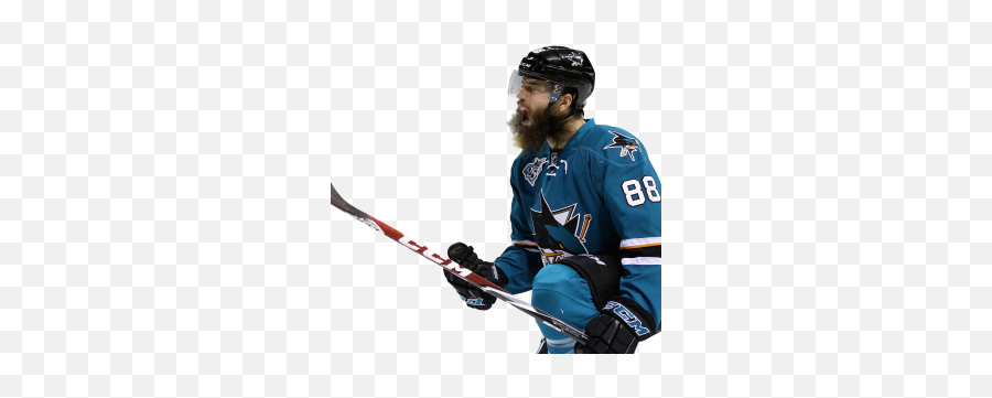 Brent Burns Nhl Hockey Sticker - Ice Hockey Equipment Emoji,Nhl Emoji App