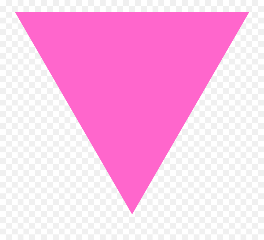 Pink Triangle - Pink Triangle Png Emoji,Bisexual Flag Emoji