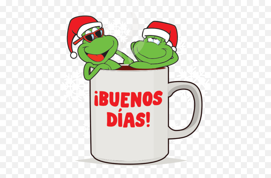 Señor Frogs Navidad - Fictional Character Emoji,Frog Coffee Mug Emoji