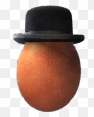 Ftestickers Egg Head Sticker - Egg Head With Hat Emoji,Egghead Emoji
