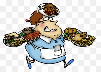 Waitress Clip Art - Clip Art Library Waitress Restaurant Cartoon Emoji,Rabbit Hole Emoji