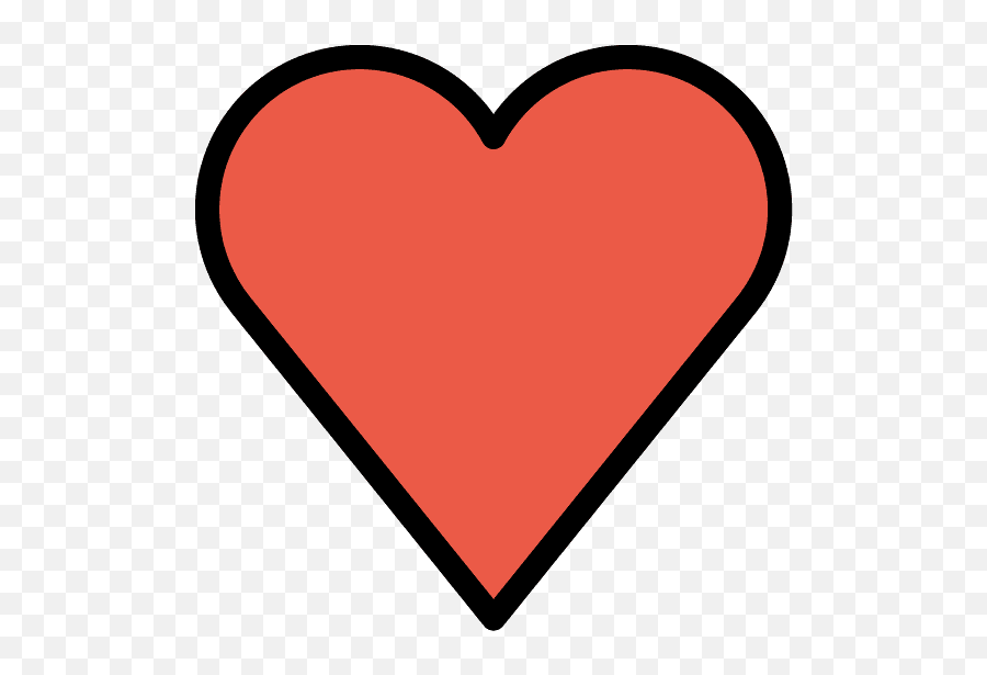 Red Heart Emoji - Emoji Corazon,Red Heart Emoji