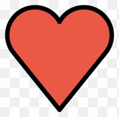 Red Heart Emoji - Emoji Corazon,Red Heart Emoji