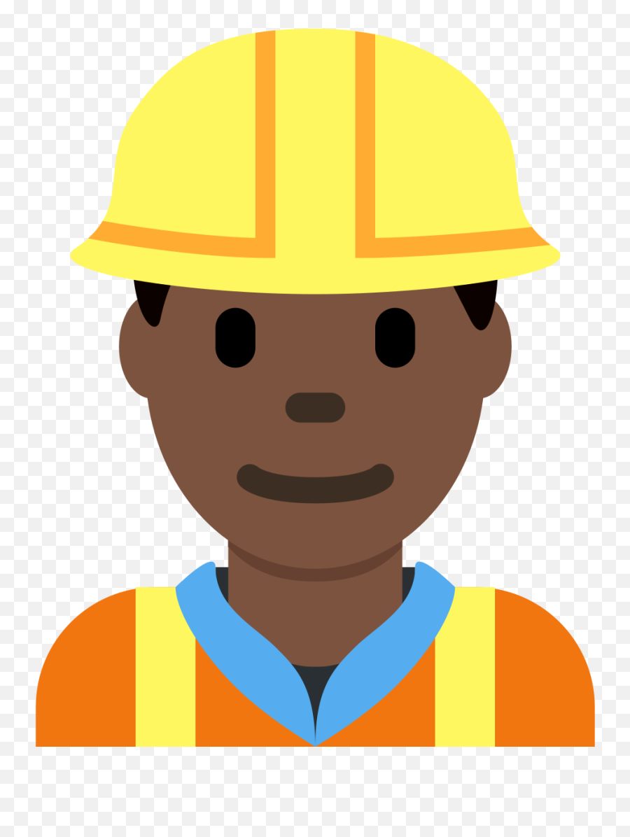 Construction Worker Emoji Clipart - Construction Workers Cartoon,Emoji Builder