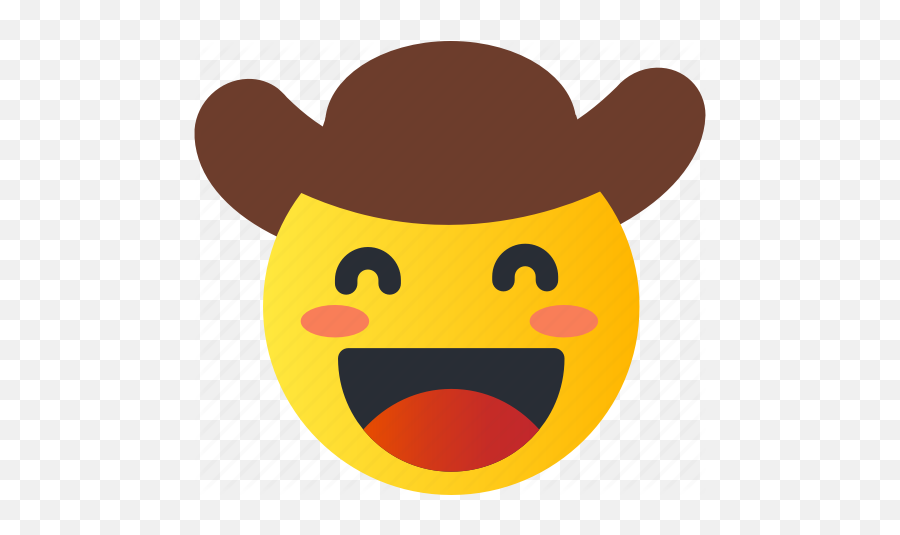 Avatar Cowboy Emoji Emoticons - Happy,Cowboy Emoji