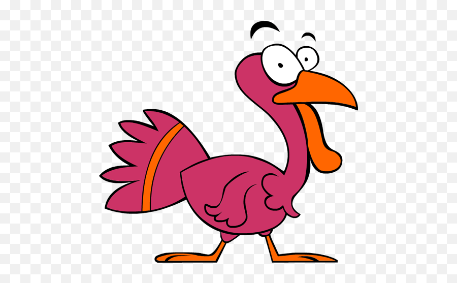 Cartoon Turkey Meat Document Beak Bird For Thanksgiving - Animal Figure Emoji,Thanksgiving Turkey Emoticons