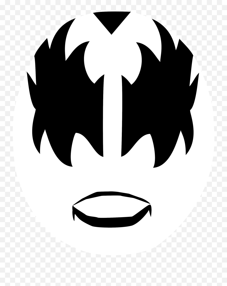 Tiger Face Stencil 21 Buy Clip Art - Gene Simmons Makeup Gene Simmons Makeup Template Emoji,Pumpkin Carving Stencils Emoji