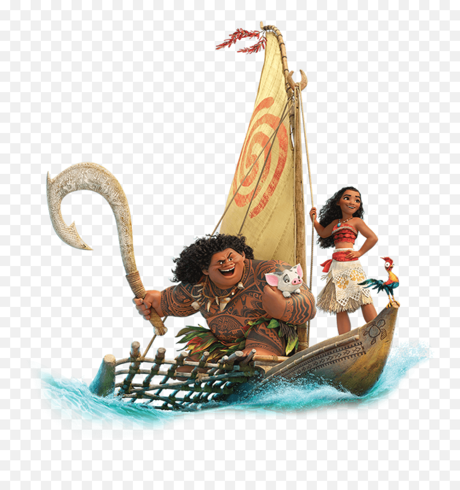 Moana Maui 8 - Moana Clip Art Boat Emoji,Emoji Flag With A Boat