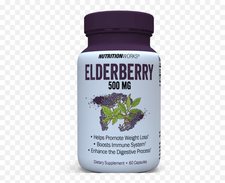 Nutrition Works Elderberry 500 Mg 60 Caps - Walmartcom Nutrition Works Elderberry Emoji,Work Emotion Wheel Center Caps