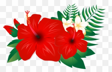 Hibiscus Flower Clipart - Hibiscus Flower Clipart Emoji,Hibiscus Emoji