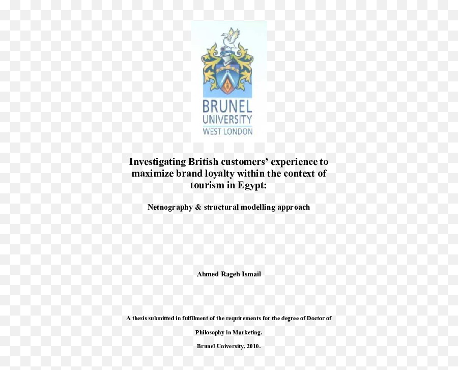 Pdf Investigating British Customersu0027 Experience To Maximize - Brunel University Emoji,Satisfaction Is Dead. Not. It’s The Most Common Emotion In Great Customer Experiences.