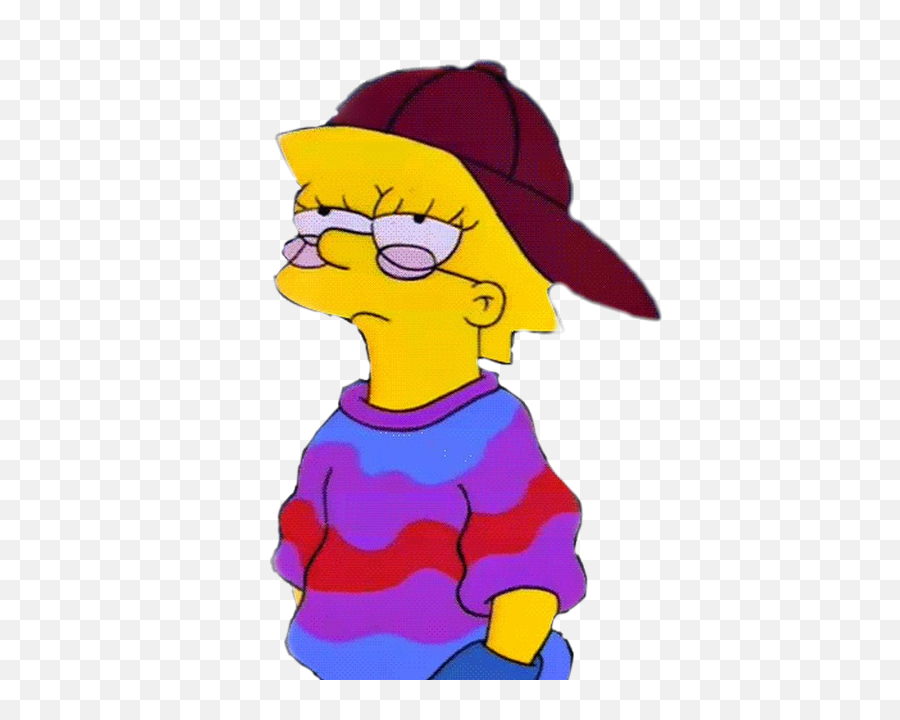 Aesthetic Simpsons Mood - Lisa Simpsons Aesthetic Png Emoji,Lisa Simpson Emojis