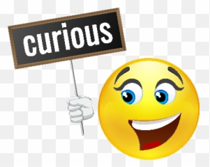 Smiley Expressions - Happy Emoji,Curious Emoticon