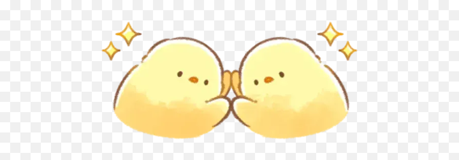 Soft And Cute Chick 3 Sticker Pack - Stickers Cloud Happy Emoji,Emotion Llorando