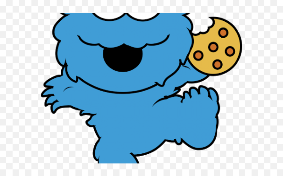 Cartoon Baby Cookie Monster - Clipart Cookie Monster Png Emoji,Cookie Monster Emoji
