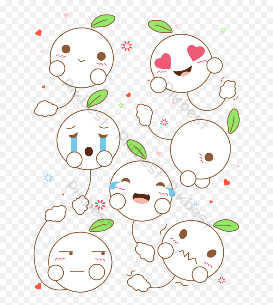 Cute Emoji Templates Free Psd U0026 Png Vector Download - Pikbest Dot,Cheerleader Emoji