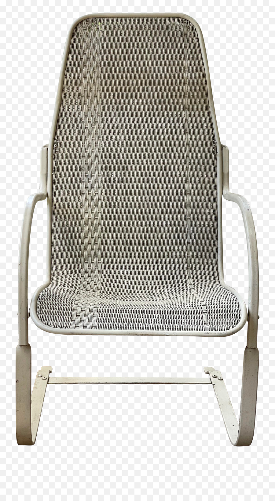 Vintage Lloyd Flanders Wicker Loom Bounce Chair - Solid Back Emoji,How To Turn Off Emojis In Loom