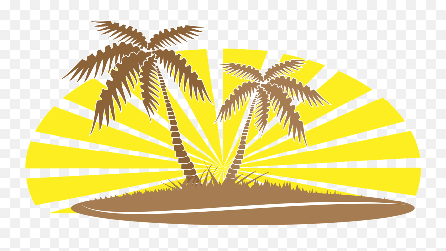 Palm Beach Summer Clipart Free Download Transparent Png - Palm Trees Emoji,Unicode Emoticon Palm Tree