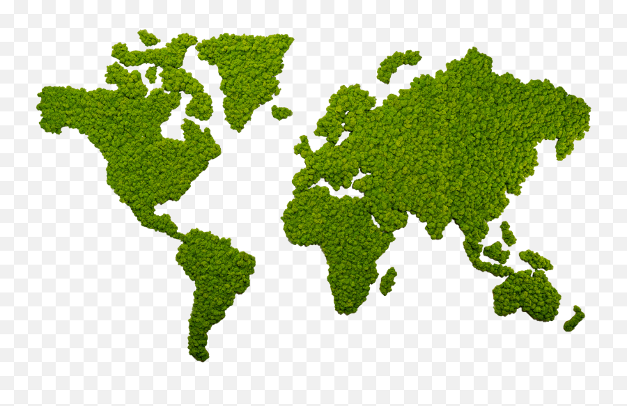 Nordic Moss World Map Emoji,Emotion Map Of Body