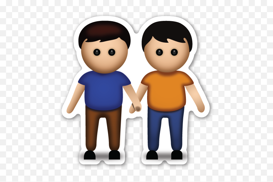 Men Holding Hands Emoji Full Size Png Download Seekpng - Boy And Girl Emoji Png,Hands Up Emoji