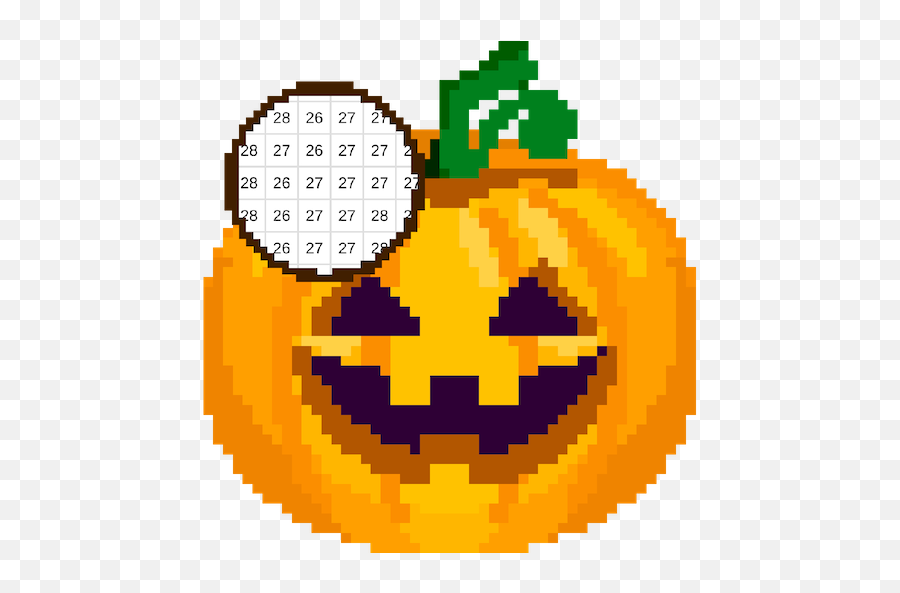 Halloween Pixel Art Color By Number - Free Coloring Apk 10 Emoji,All Emojis Pixelated