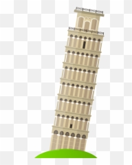 Leaning Tower Of Pisa - Transparent Leaning Tower Of Pisa Clipart Emoji,Eiffel Tower Emoji Iphone
